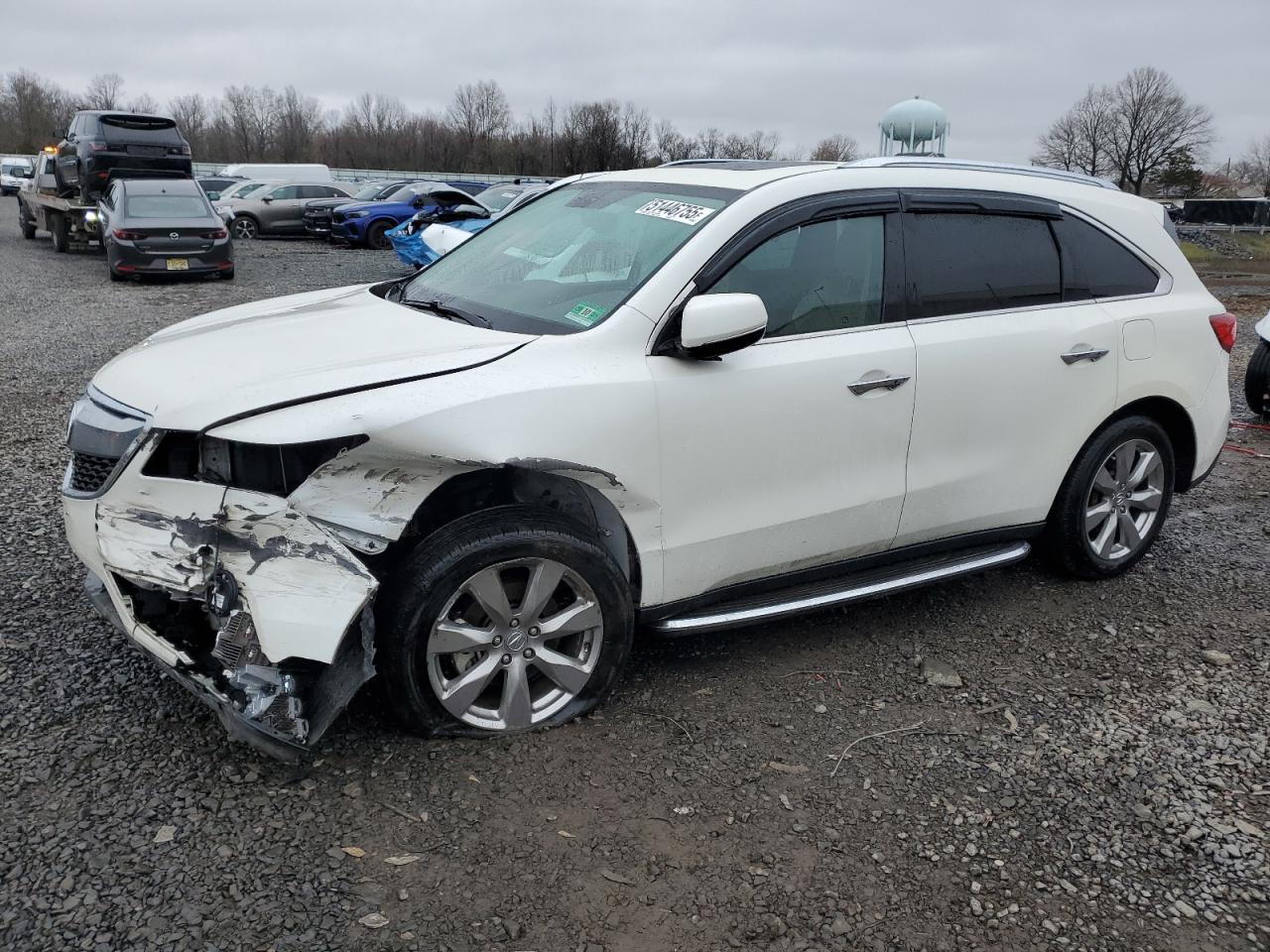 2015 Acura Mdx Advance للبيع في Hillsborough، NJ - Front End