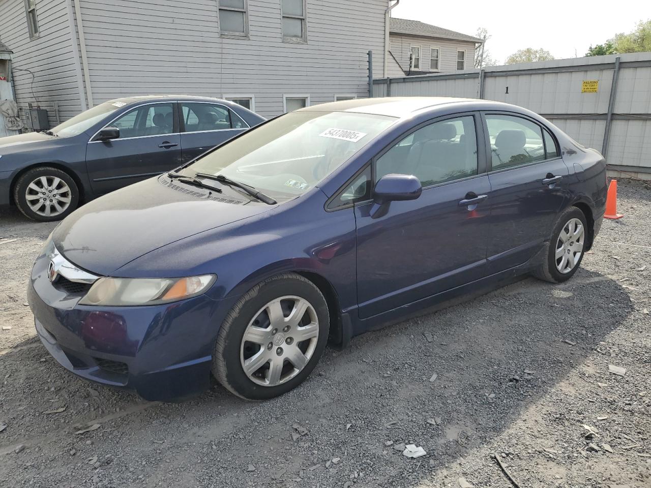 2011 Honda Civic Lx en Venta en York Haven, PA - Side