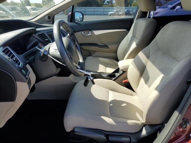  HONDA CIVIC 2015 Burgundy