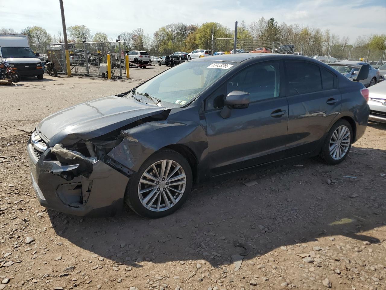 2012 Subaru Impreza Premium იყიდება Chalfont-ში, PA - Undercarriage