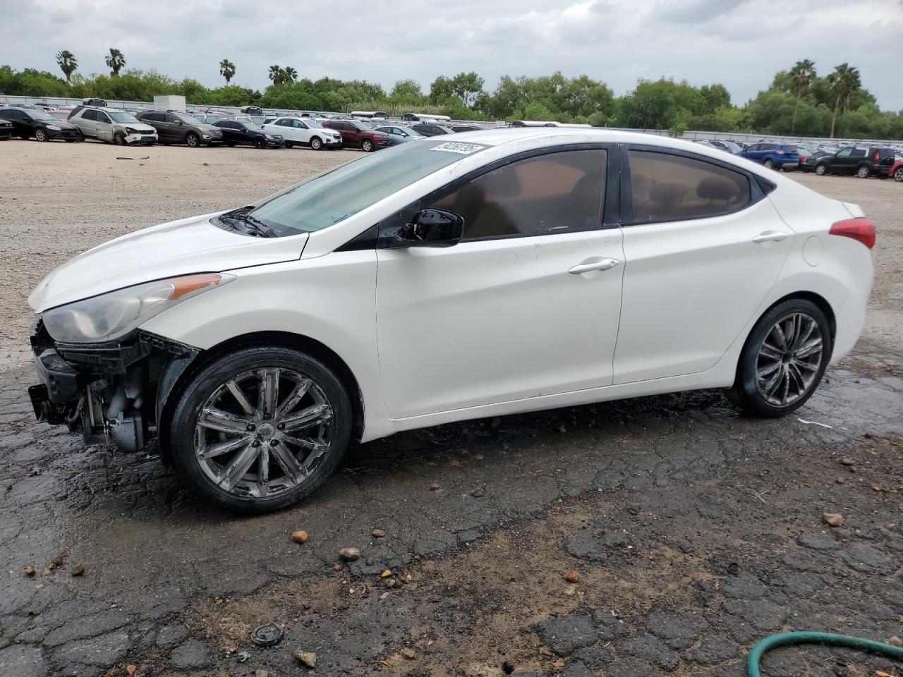 2013 Hyundai Elantra Gls en Venta en Mercedes, TX - Water/Flood