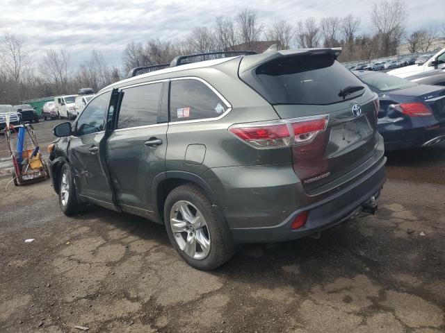 TOYOTA HIGHLANDER 2016 Зеленый