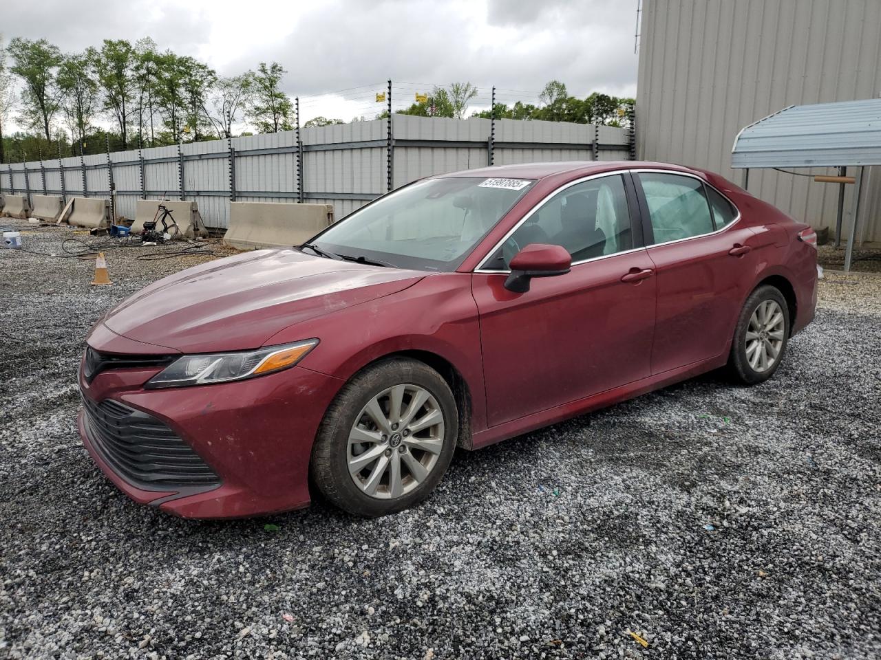 2019 Toyota Camry L en Venta en Spartanburg, SC - Side