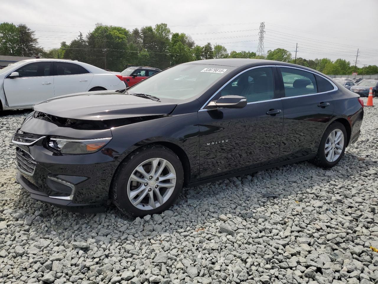 2018 Chevrolet Malibu Lt للبيع في Mebane، NC - Front End