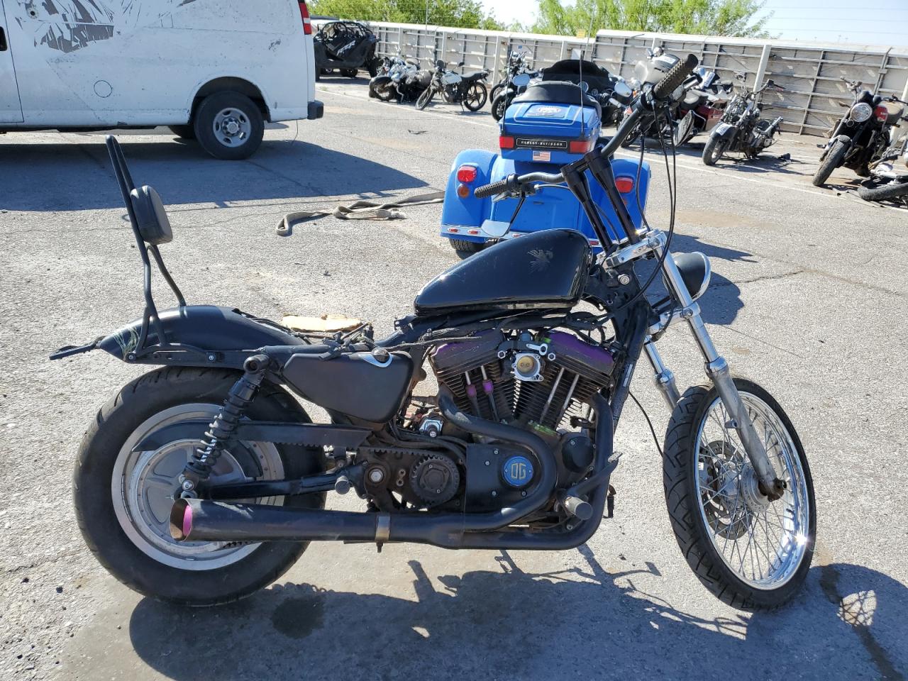 2008 Harley-Davidson Xl883 C na sprzedaż w Anthony, TX - All Over