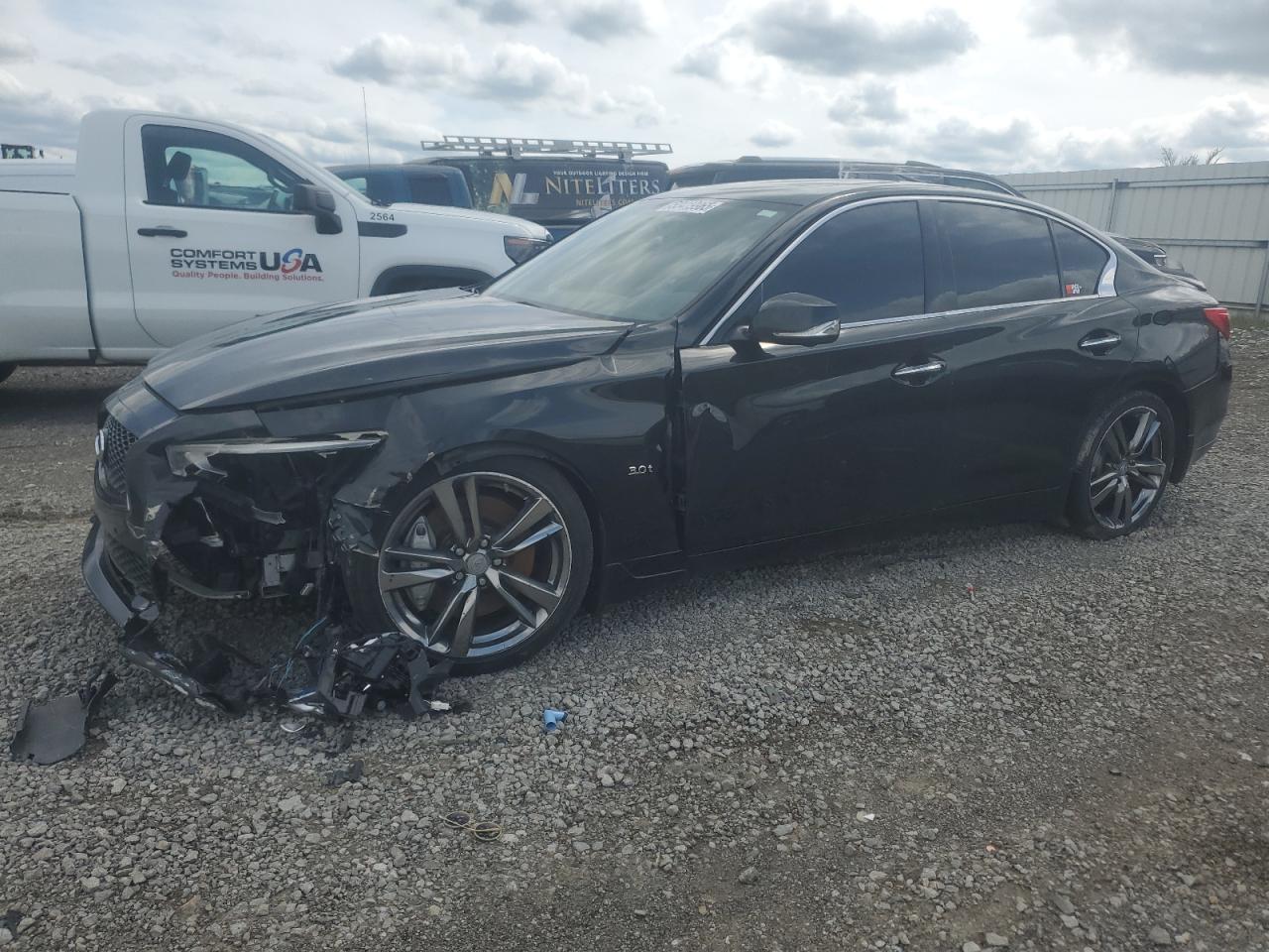 2017 Infiniti Q50 Premium იყიდება Earlington-ში, KY - All Over