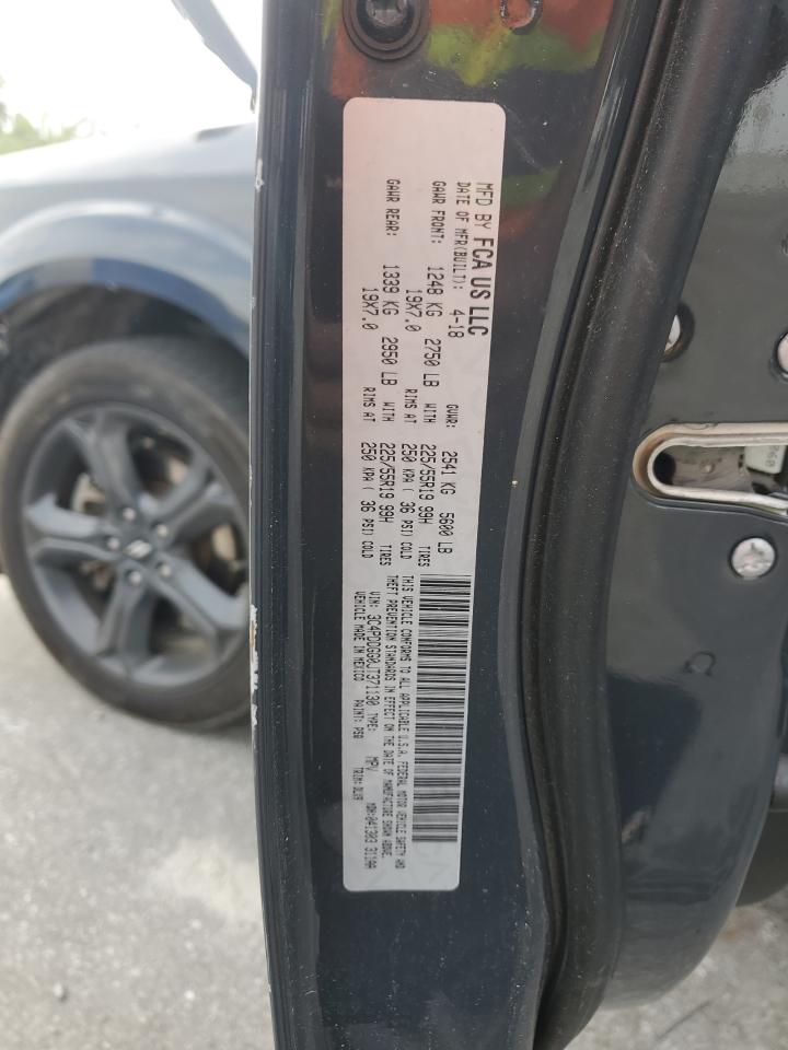 2018 Dodge Journey Crossroad VIN: 3C4PDDGG0JT371130 Lot: 52772985