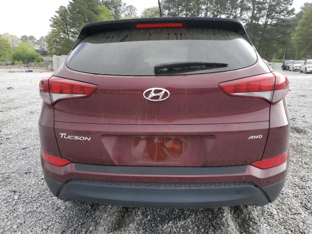  HYUNDAI TUCSON 2017 Burgundy