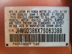2007 Honda Fit S na sprzedaż w Fresno, CA - Side