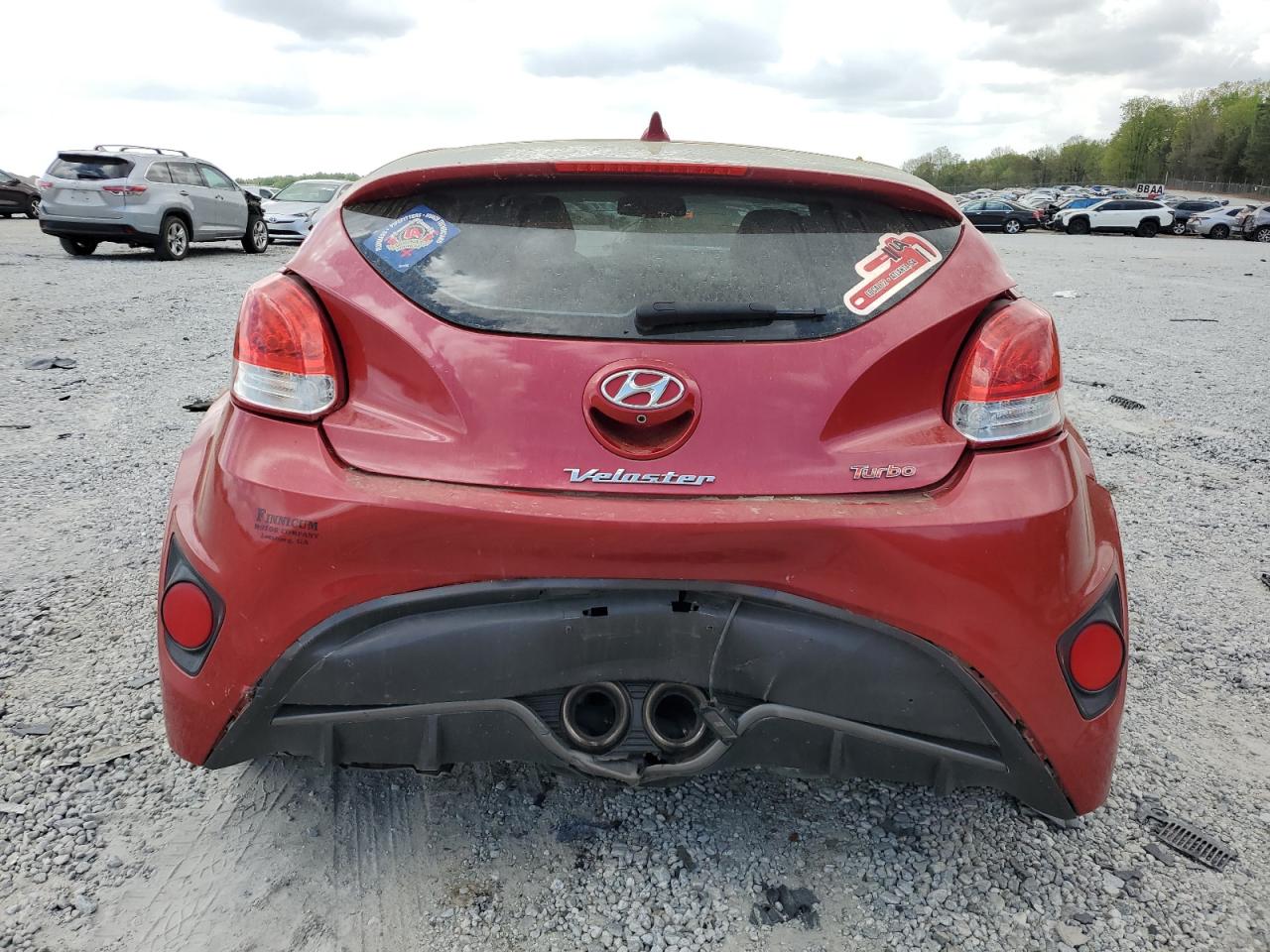 2016 Hyundai Veloster Turbo VIN: KMHTC6AE6GU303705 Lot: 51801725