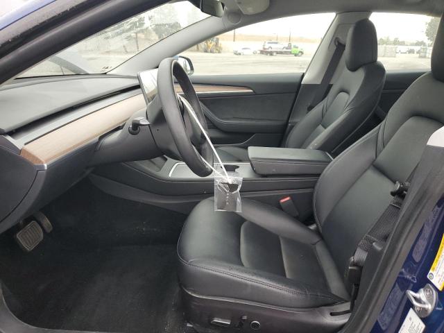  TESLA MODEL 3 2022 Blue