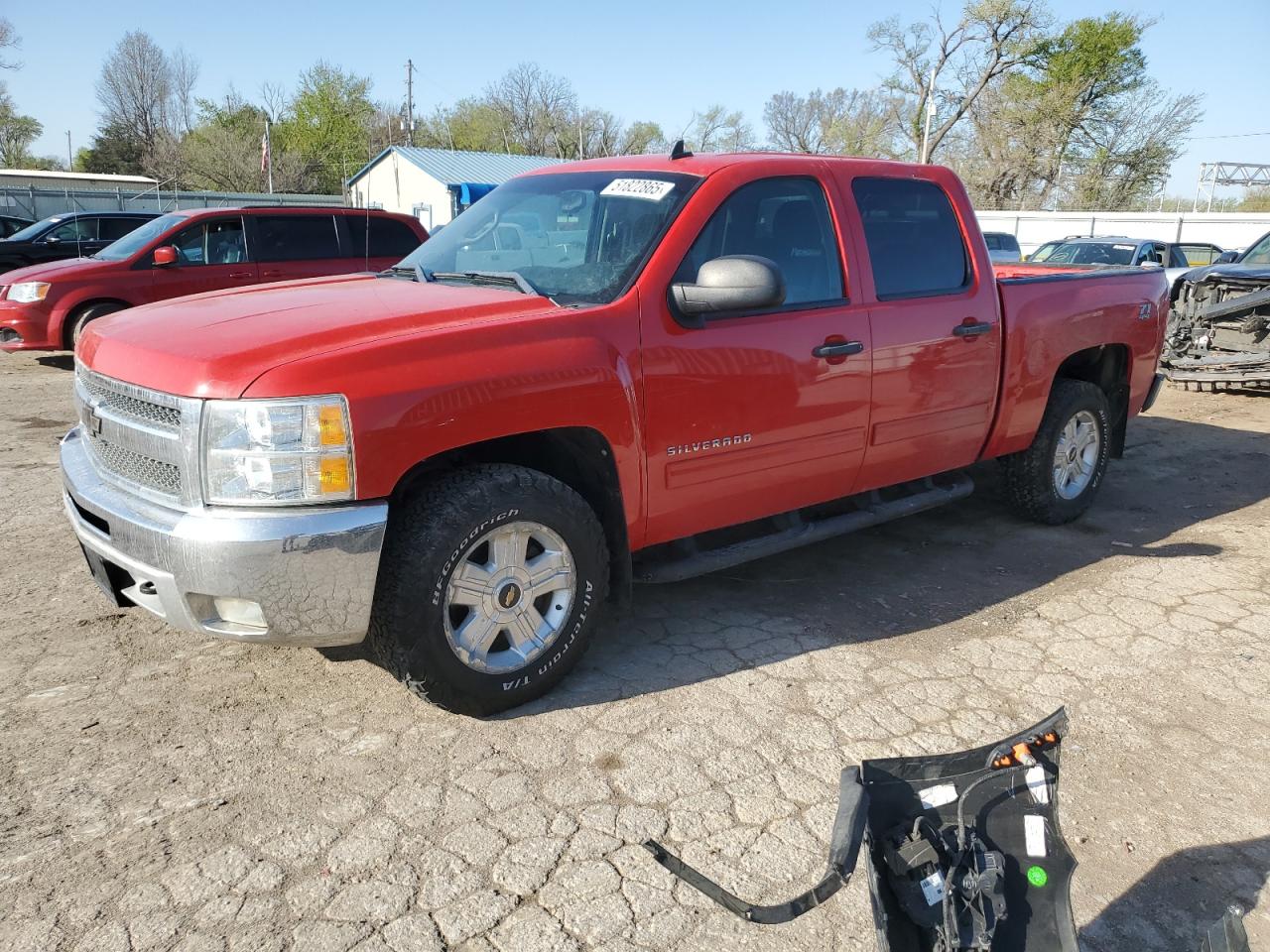 2012 Chevrolet Silverado K1500 Lt იყიდება Wichita-ში, KS - Top/Roof