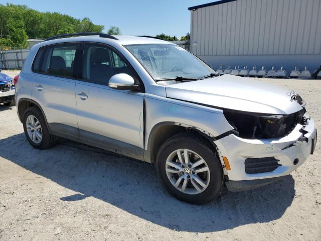  VOLKSWAGEN TIGUAN 2016 Серебристый