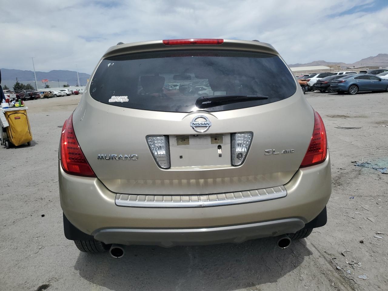 2007 Nissan Murano Sl VIN: JN8AZ08WX7W666622 Lot: 54069455