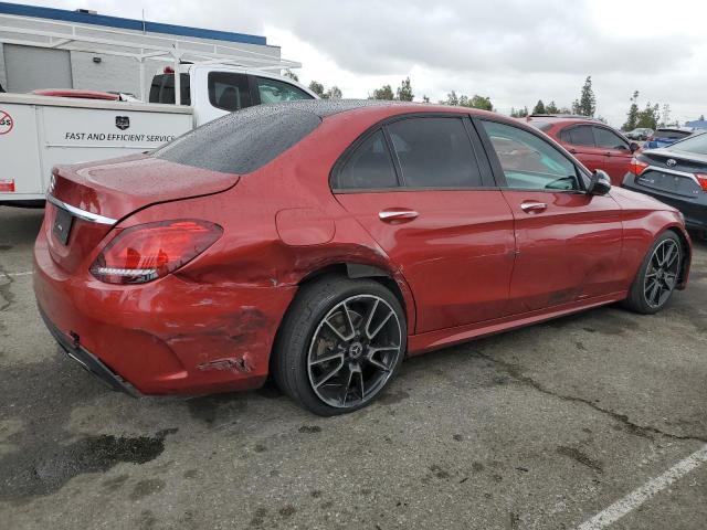  MERCEDES-BENZ C-CLASS 2019 Червоний