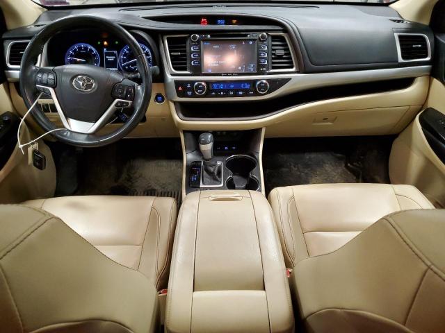  TOYOTA HIGHLANDER 2017 Бордовий