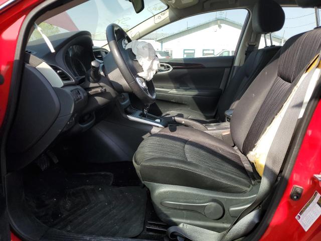  NISSAN SENTRA 2018 Czerwony