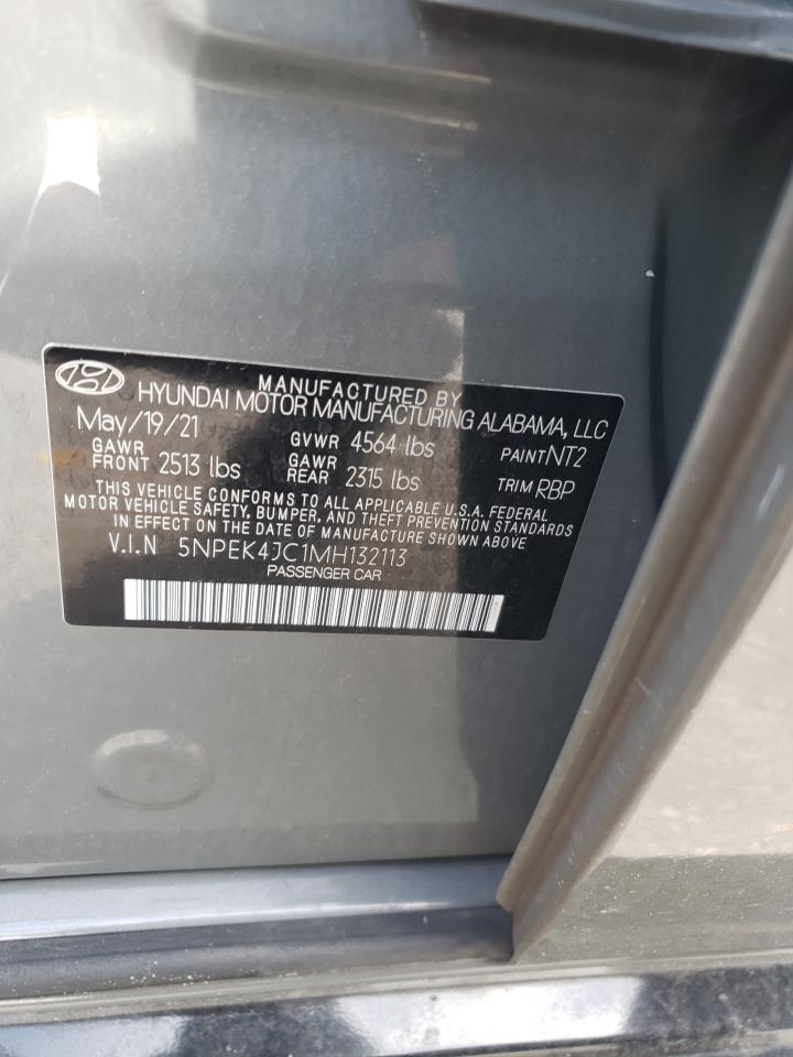 2021 Hyundai Sonata N Line VIN: 5NPEK4JC1MH132113 Lot: 53685015
