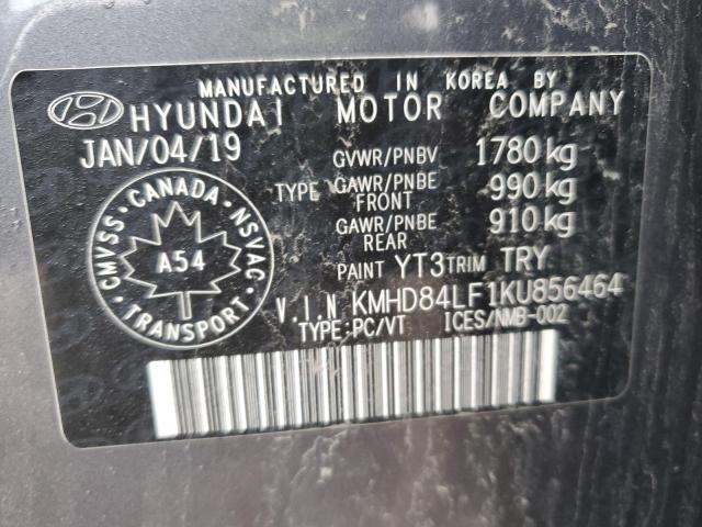 2019 HYUNDAI ELANTRA SEL