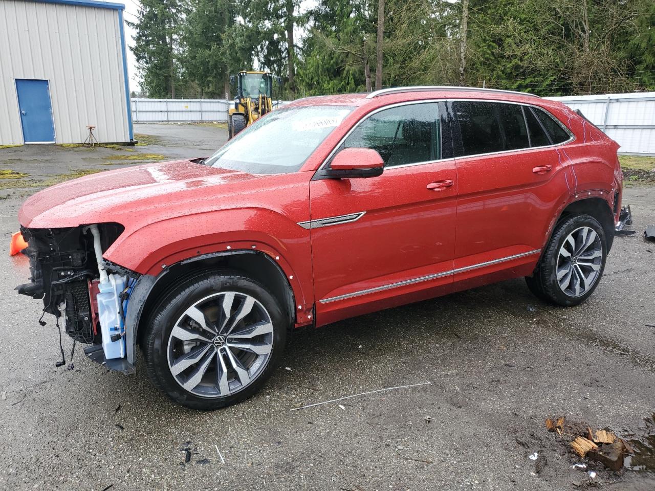2022 Volkswagen Atlas Cross Sport Sel Premium R-Line للبيع في Arlington، WA - Rear End
