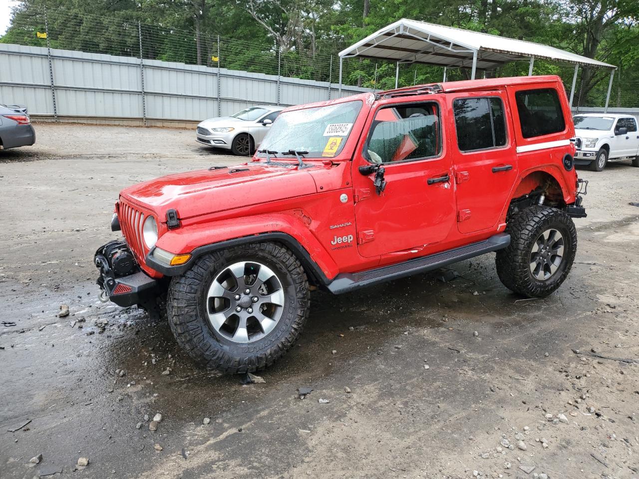 2018 Jeep Wrangler Unlimited Sahara for Sale in Austell, GA - Rollover