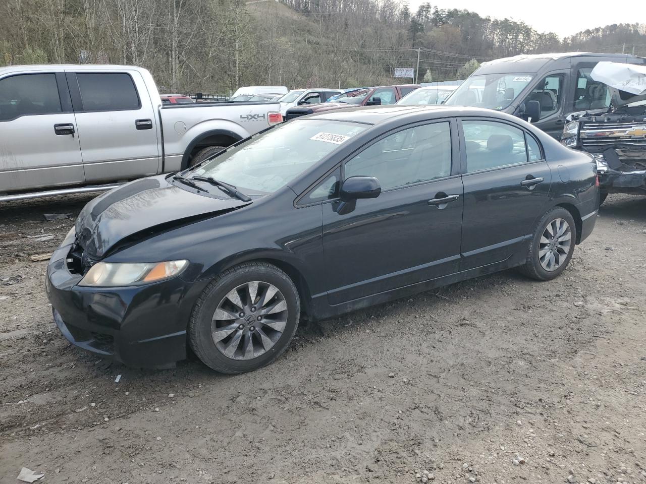 2009 Honda Civic Ex for Sale in Hurricane, WV - Front End