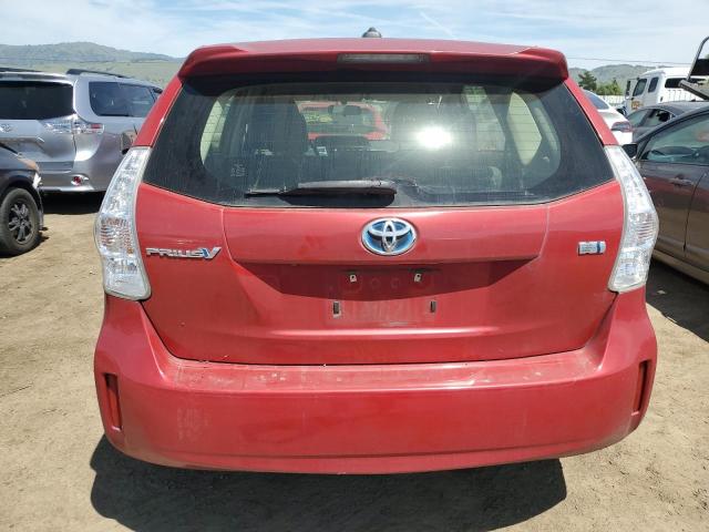  TOYOTA PRIUS 2013 Червоний
