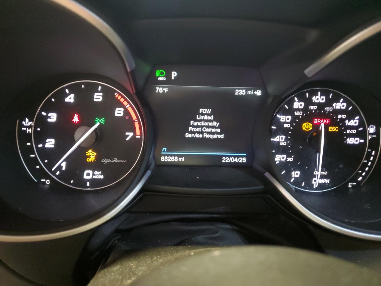 2020 Alfa Romeo Stelvio Ti VIN: ZASPAKBN9L7C75997 Lot: 54172785
