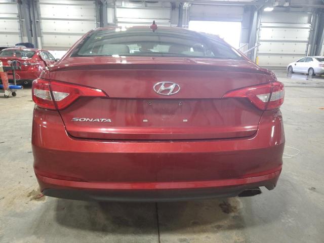  HYUNDAI SONATA 2015 Czerwony