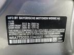 2020 Bmw 740 I продається в Opa Locka, FL - Water/Flood