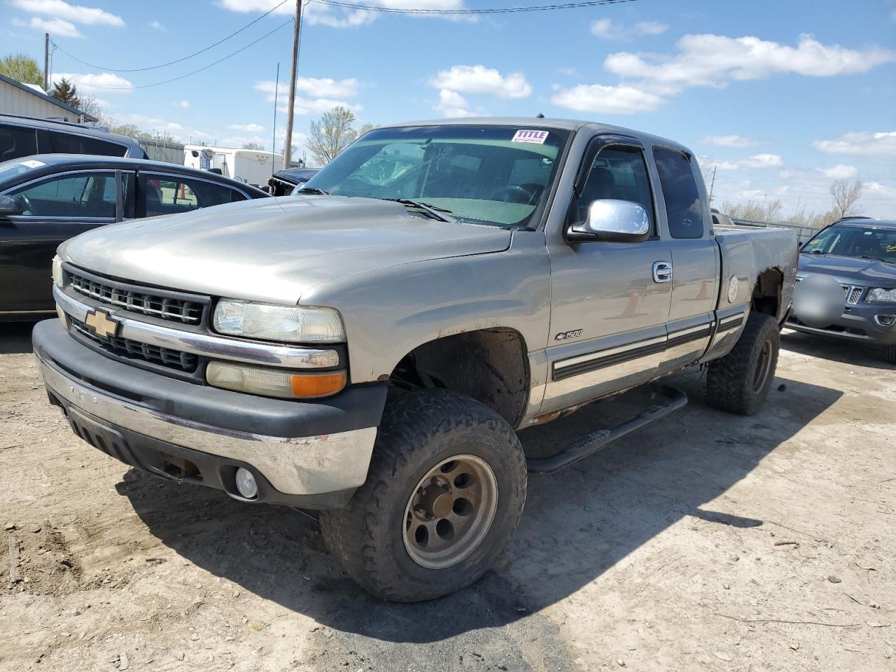2001 Chevrolet Silverado K1500 de vânzare în Pekin, IL - Front End