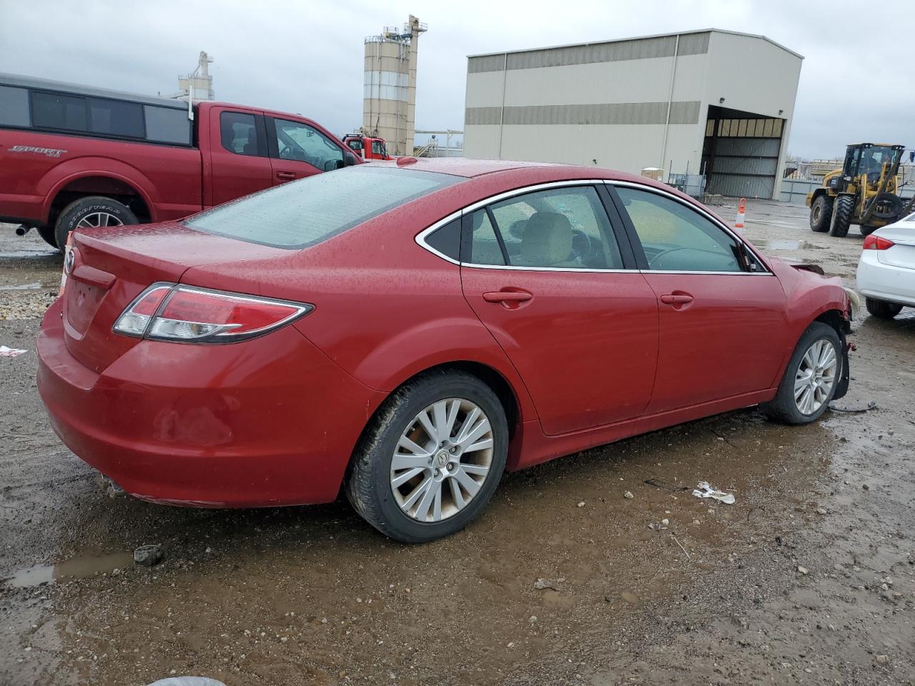 2009 Mazda 6 I red null gas 1YVHP82A395M05945 photo #4