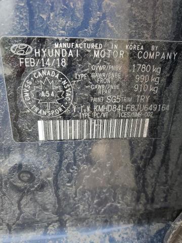 2018 HYUNDAI ELANTRA SEL  