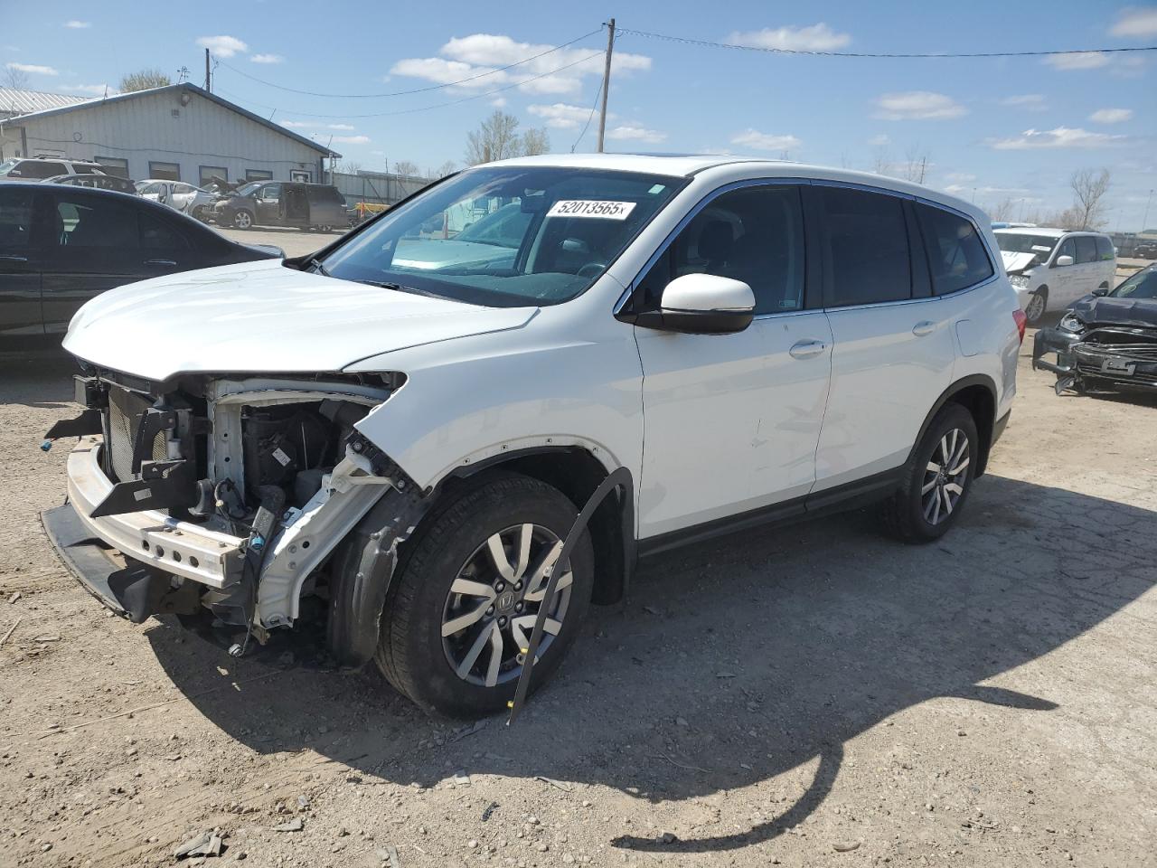 2020 Honda Pilot Exl на продаже в Pekin, IL - Front End