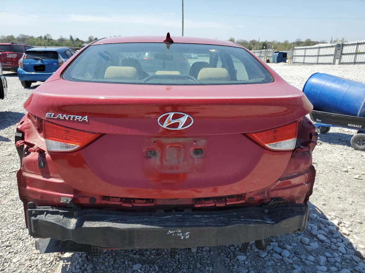 KMHDH4AE1DU986872 2013 Hyundai Elantra Gls