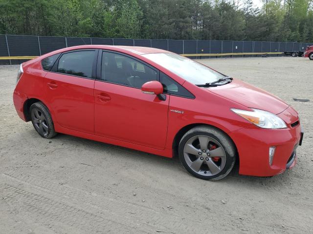  TOYOTA PRIUS 2015 Red