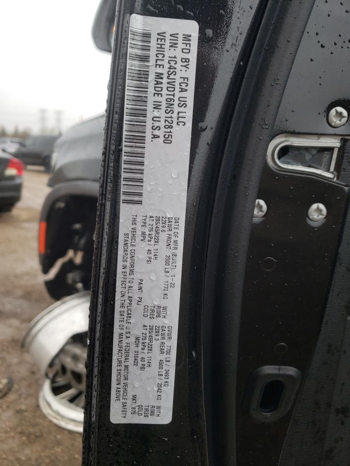 2022 Jeep Wagoneer Series Iii VIN: 1C4SJVDT6NS128150 Lot: 53647415