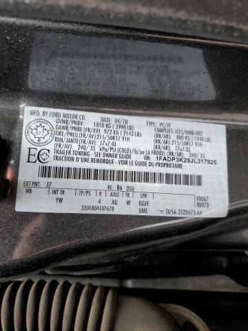 2018 FORD FOCUS SE