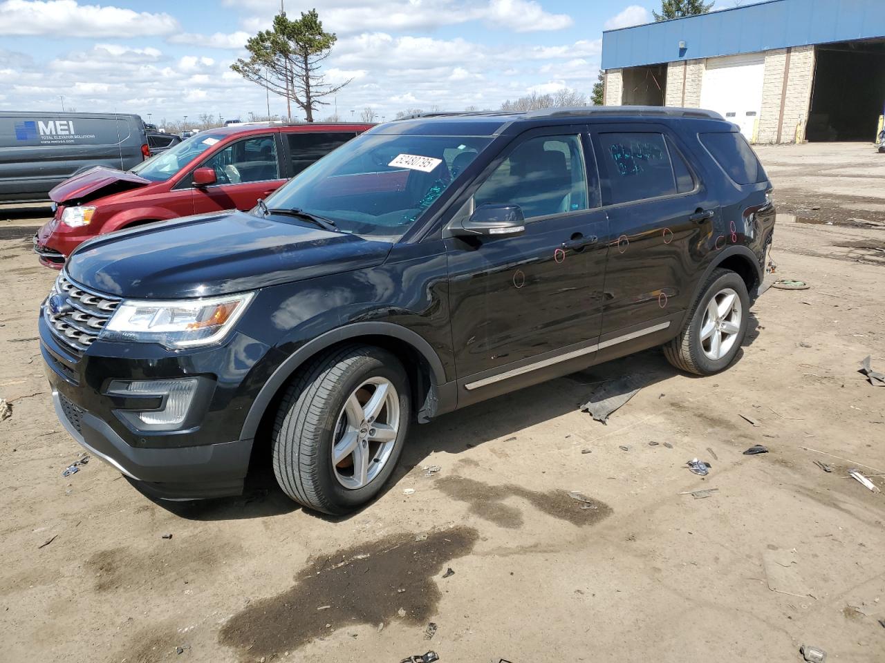2017 Ford Explorer Xlt იყიდება Woodhaven-ში, MI - Rear End