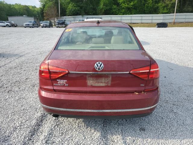 Седани VOLKSWAGEN PASSAT 2016 Бордовий