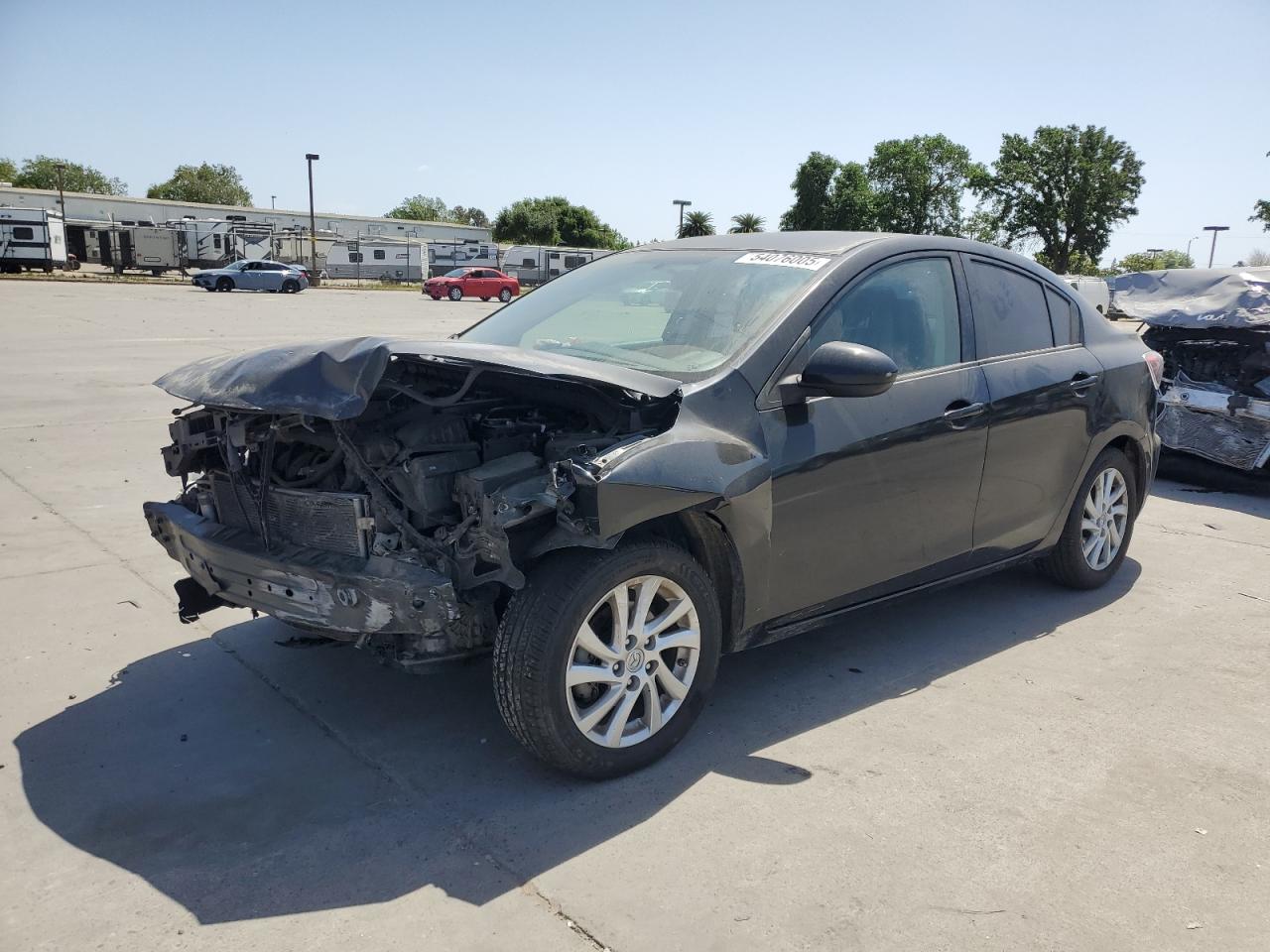 2012 Mazda 3 I للبيع في Sacramento، CA - Front End