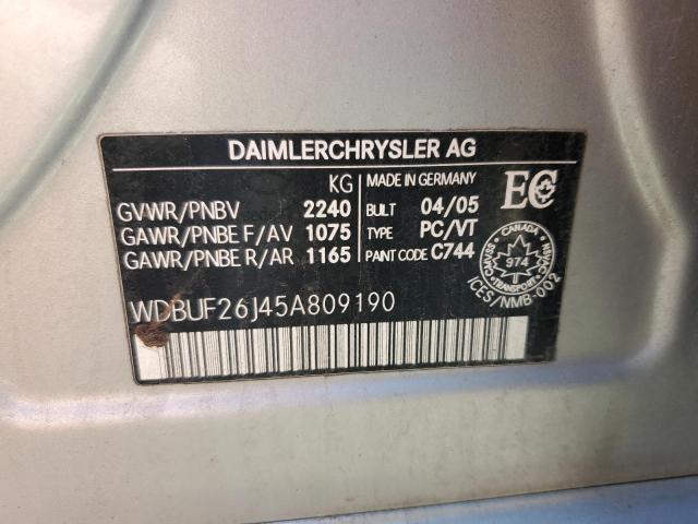 2005 MERCEDES-BENZ E 320 CDI