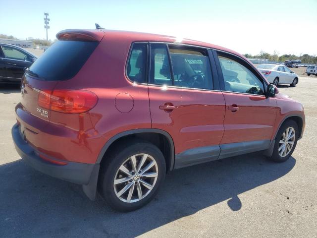  VOLKSWAGEN TIGUAN 2014 Czerwony