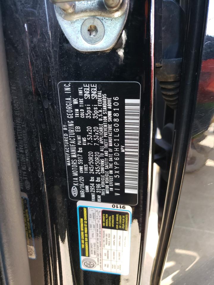5xyp6dhc1lg088106 5XYP6DHC1LG088106 2020 Kia Telluride S