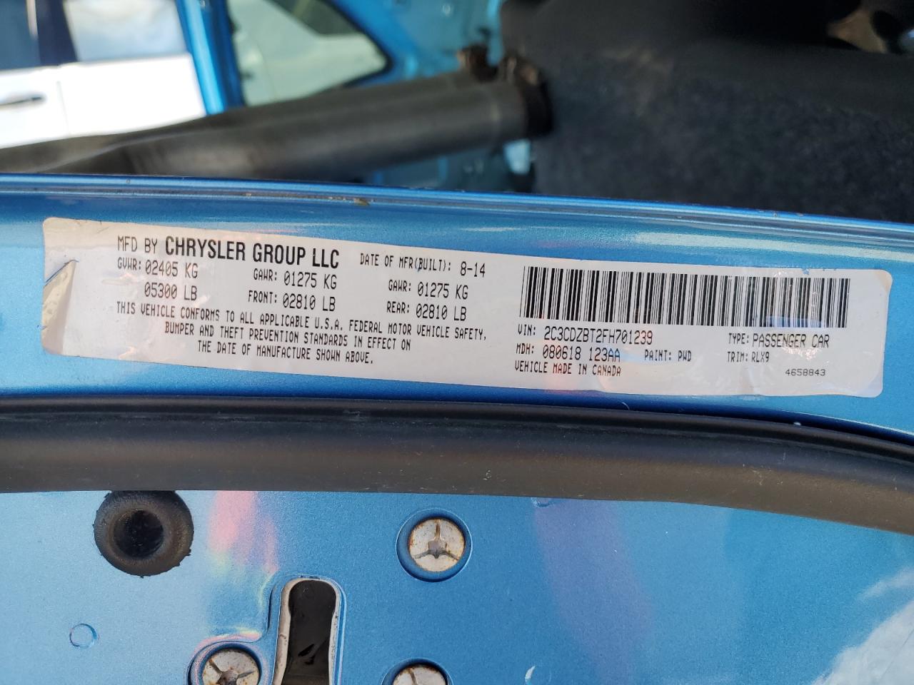 2019 Dodge Challenger R/T Scat Pack VIN: 2C3CDZFJ3KH563617 Lot: 52500405