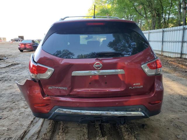  NISSAN PATHFINDER 2014 Красный