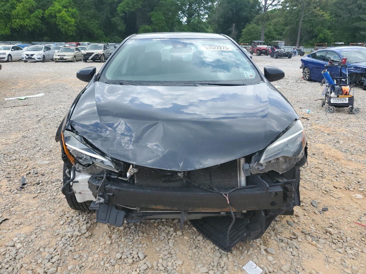 2019 Toyota Corolla L VIN: 2T1BURHE8KC166261 Lot: 53522275