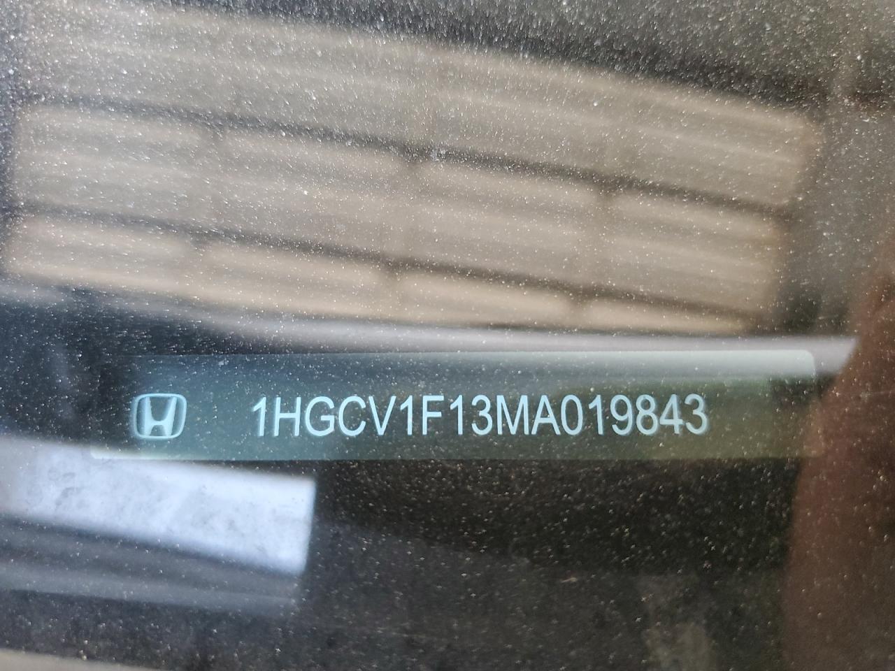 2021 Honda Accord Lx VIN: 1HGCV1F13MA019843 Lot: 51715595