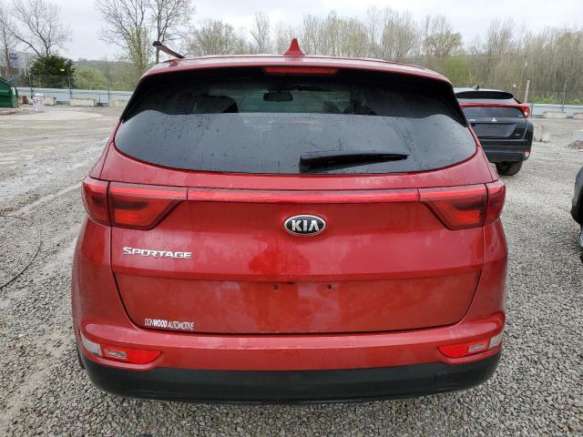  KIA SPORTAGE 2018 Red