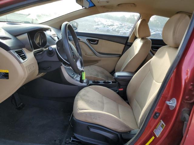  HYUNDAI ELANTRA 2013 Красный